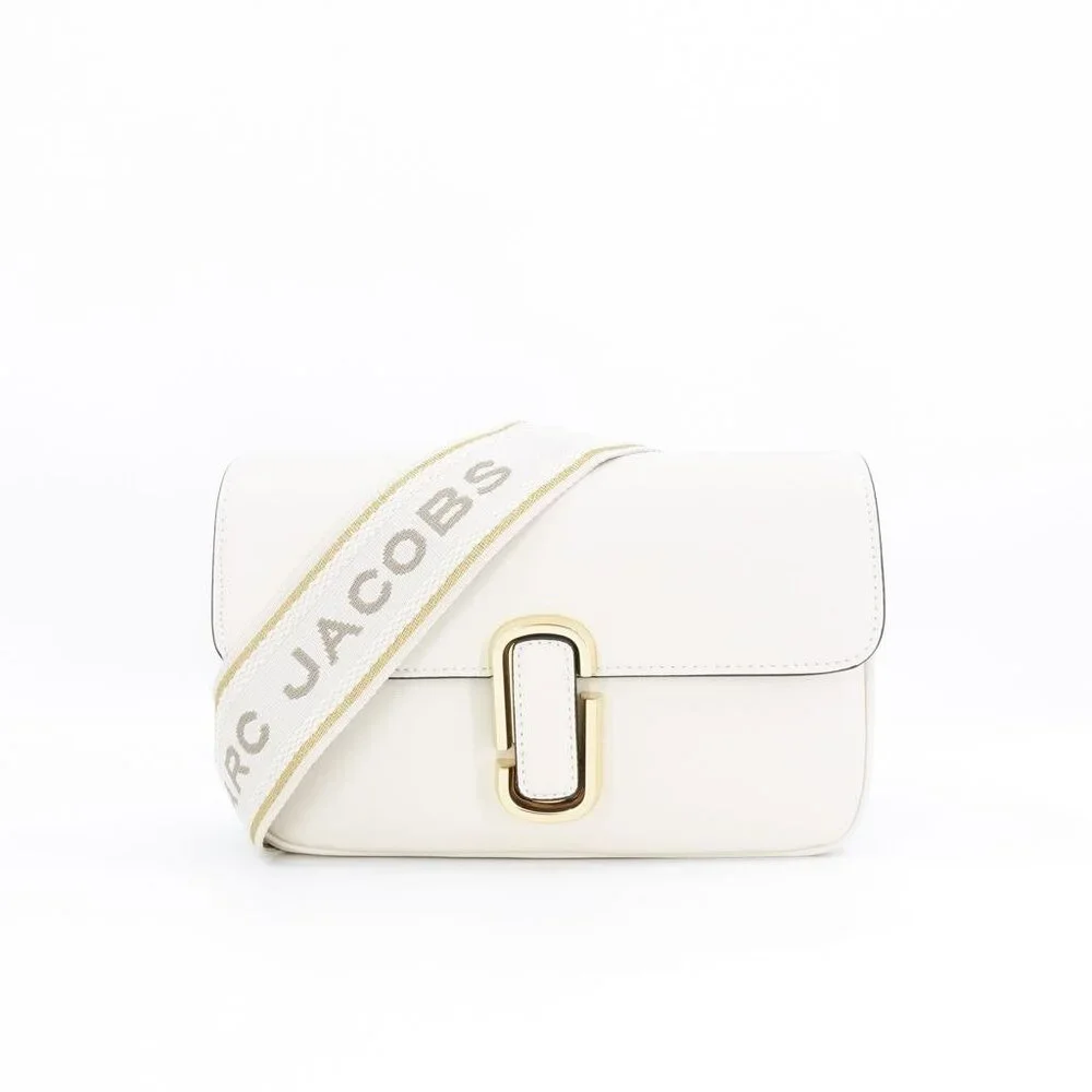 Marc Jacobs Women's The J Marc Classic Crossbody Shoulder Bag White OS